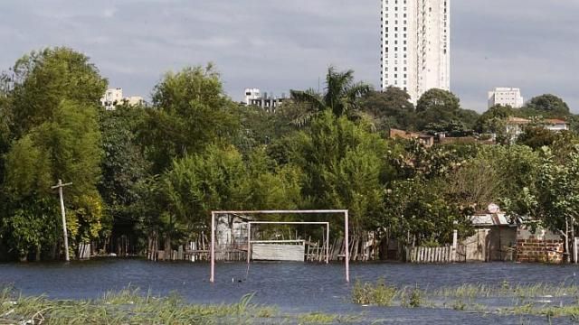 Banjir Besar Melanda Brasil <!--idunk--> 2 Hari Jelang Pembukaan Piala Dunia 2014