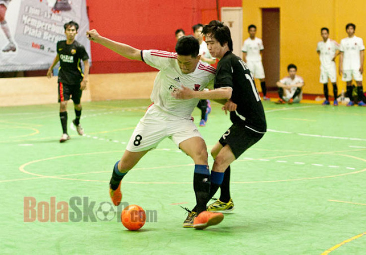 FE UNJ Bantai IBN, UKOR UI Sudahi Langkah BSI<!--idunk-->Bolaskor Kampus Futsal Challenge 2014