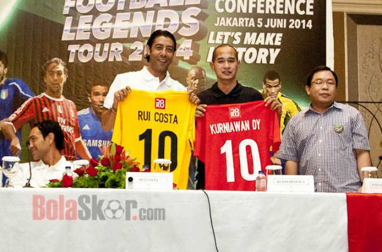 Kurniawan Bangga Bisa Hadapi Para Legenda Dunia<!--idunk-->Football Legends Tour 2014