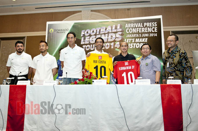 Tim Football Legends Tidak Sabar Hadapi Indonesia All Stars