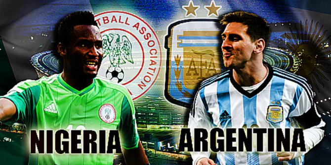 Susunan Pemain Nigeria vs Argentina