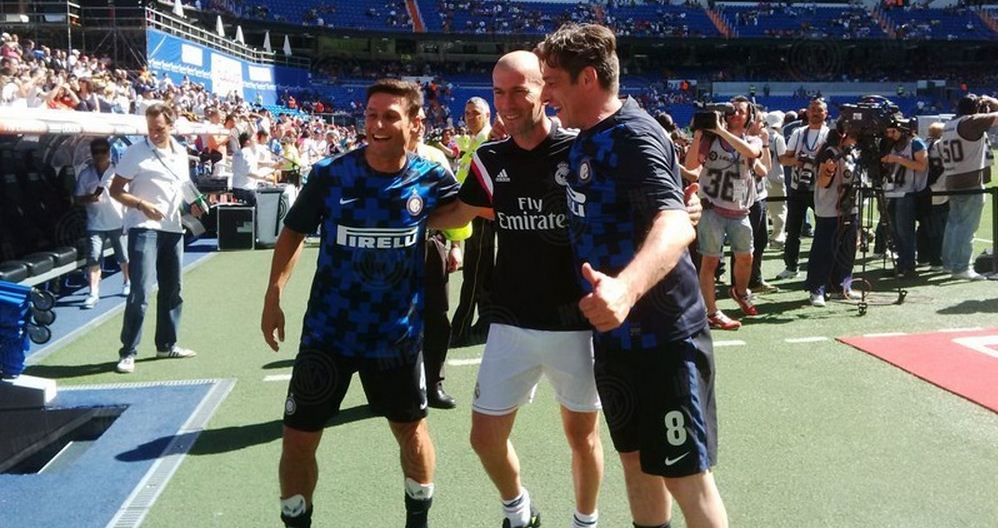 Legenda Inter Milan Imbangi Legenda Real Madrid<!--idunk-->Laga Amal