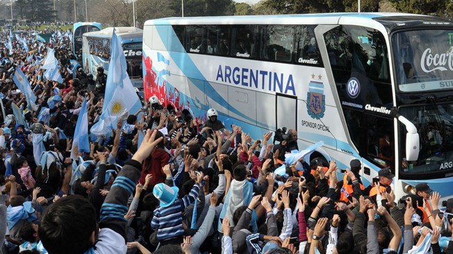 Argentina Disambut Ribuan Warga Bak Pahlawan