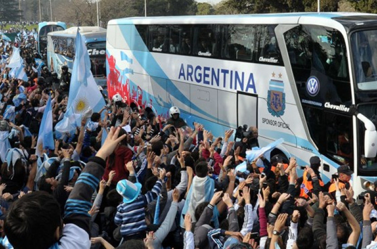 Argentina Disambut Ribuan Warga Bak Pahlawan