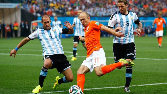 Laga Alot, Argentina dan Belanda berlanjut ke Babak Tambahan<!--idunk-->Semi Final Piala Dunia 2014