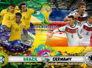 Susunan Pemain Brasil Vs Jerman