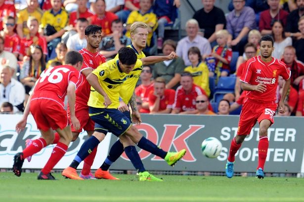 Liverpool Ditekuk Tim Denmark <!--idunk-->Laga Uji Coba Pra Musim