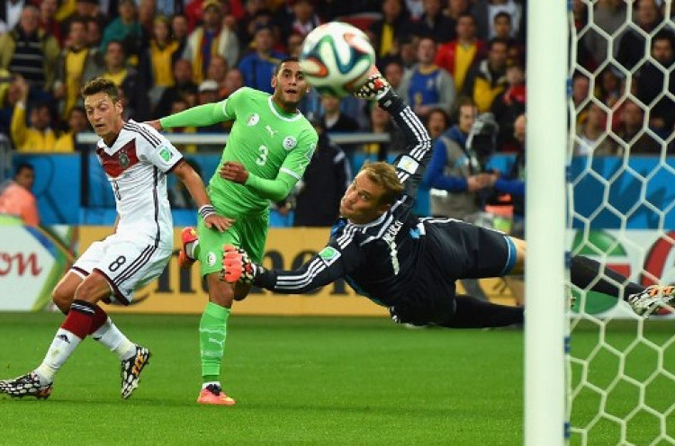 Aljazair Tahan Jerman Tanpa Gol Sementara<!--idunk-->Babak I