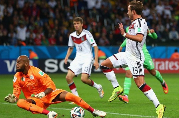 Aljazair Tahan Jerman, Laga Berlanjut Lewat Extra Time<!--idunk-->Babak 16 Besar Piala Dunia 2014