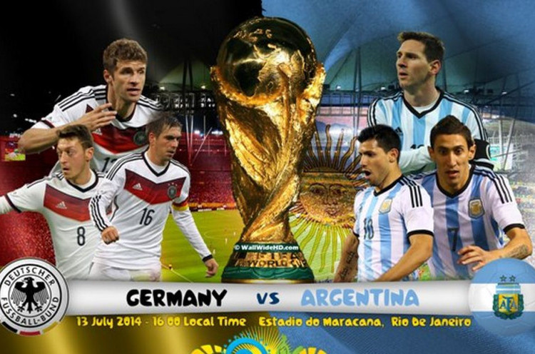 Susunan Pemain Jerman Vs Argentina <!--idunk-->Final Piala Dunia 2014
