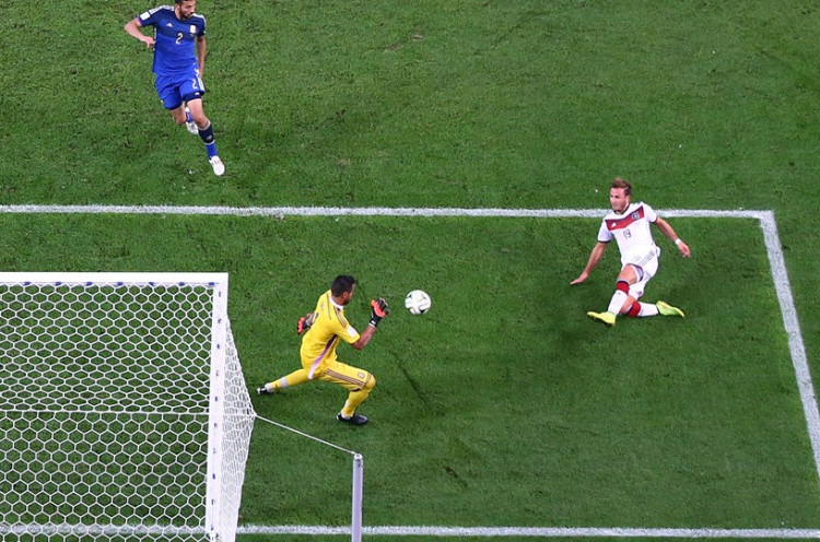 (VIDEO) Cuplikan Gol Mario Goetze di Final Piala Dunia 2014