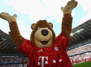 VIDEO: Lucunya Maskot Bayern Saat Pilih Jerman Juara Dunia