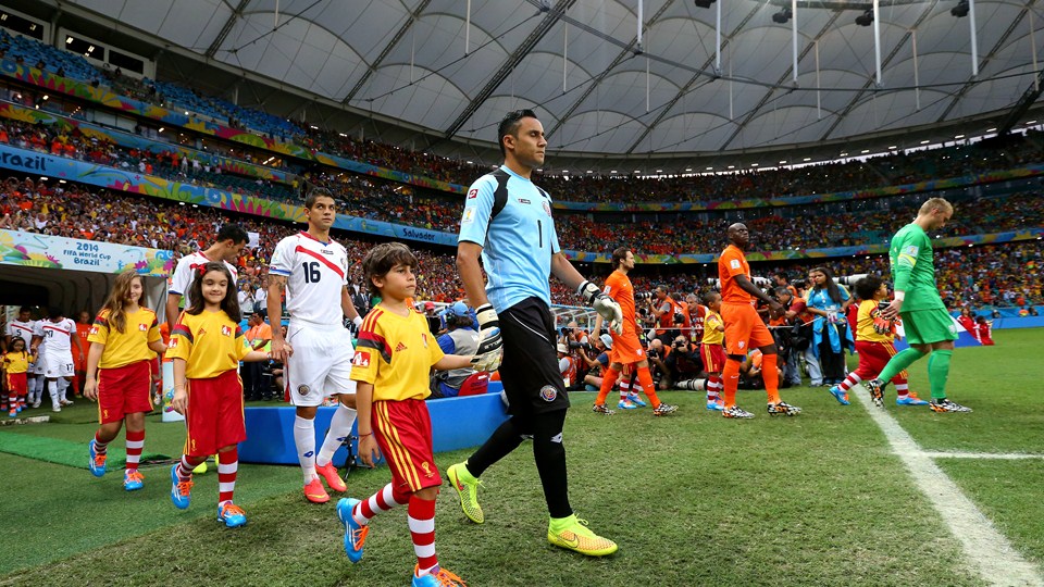 Navas Gemilang, Kosta Rika Sementara Tahan Imbang Belanda <!--idunk-->Babak I