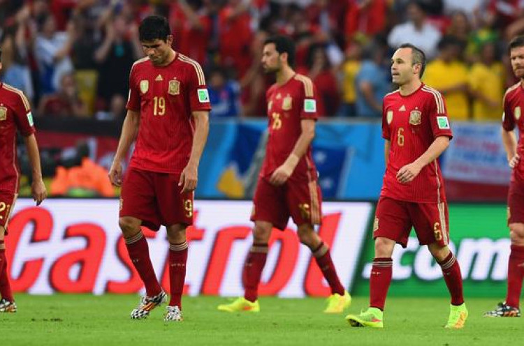 Spanyol Gagal Total Tanda Kematian Tiki-taka?<!--idunk-->Jejak Piala Dunia 2014