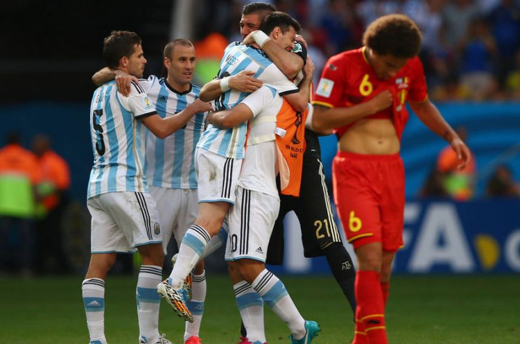 Data dan Fakta Laga Argentina vs Belgia
