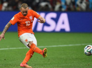 Sneijder Akui Tak Suka Adu Penalti
