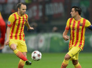 Iniesta Girang Xavi Tetap di Barca