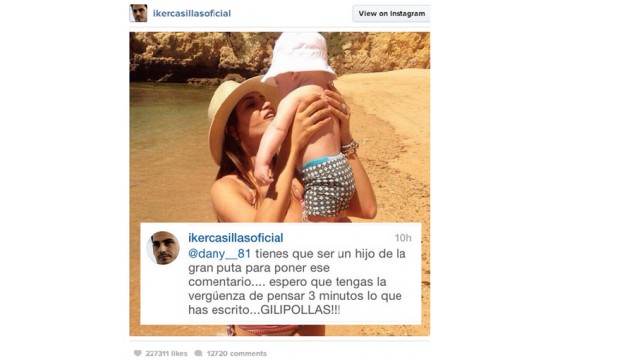 Disuruh Fans Buang Anak ke Laut, Casillas Berang