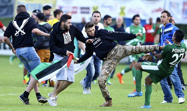Pemain Maccabi Haifa Diserang Demonstran Pro Palestina