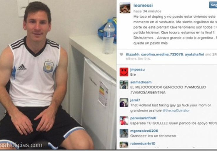 Lionel Messi Dites Doping