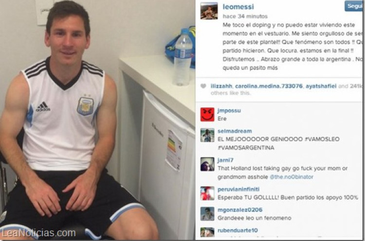 Lionel Messi Dites Doping