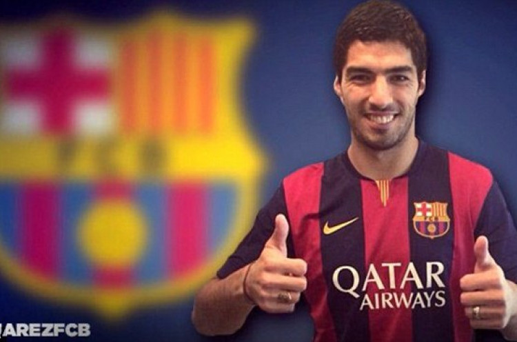 Suarez Debut Bersama Barcelona Pas 'El Clasico'