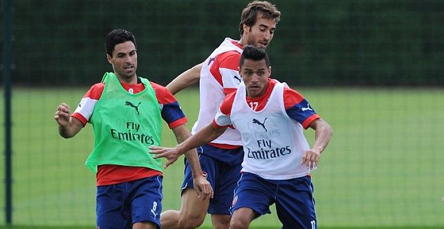 Gibbs Puji Semangat Berlatih Alexis Sanchez