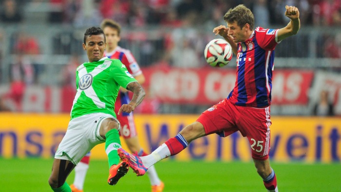 Paruh Laga, Bayern Muenchen Unggul Tipis Atas Wolfsburg <!--idunk--> Babak I