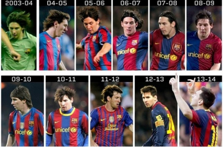 Messi Kenang Awal Karier di Barcelona