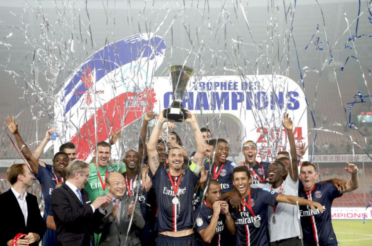 Dua Gol Ibrahimovic Antar PSG Raih Trofi di Awal Musim<!--idunk-->Super Cup Perancis