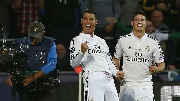Rodriguez Girang Main Bareng Ronaldo