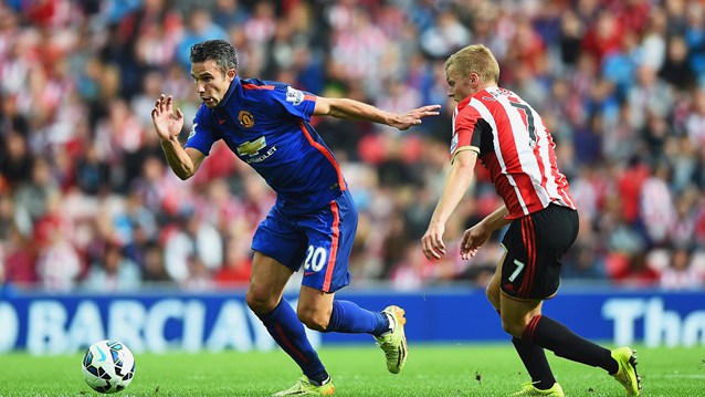 MU Kerepotan Ladeni Perlawanan Sunderland <!--idunk--> Babak I