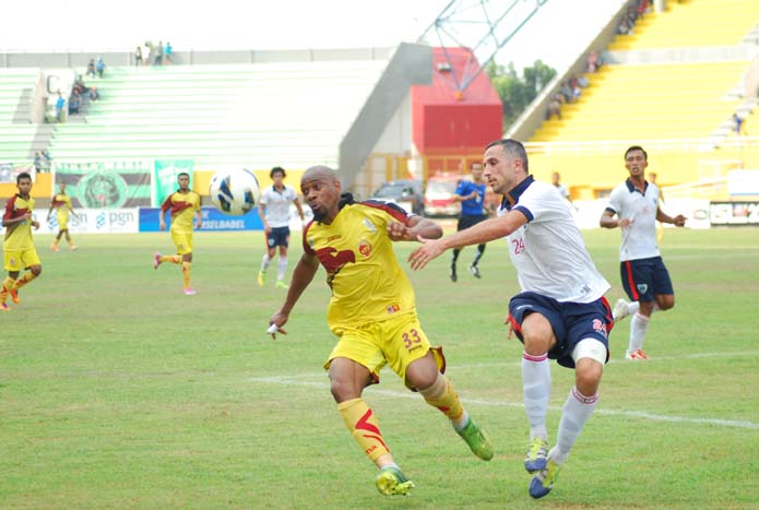 Dua Gol Bepe Taklukan SFC di Jakabaring