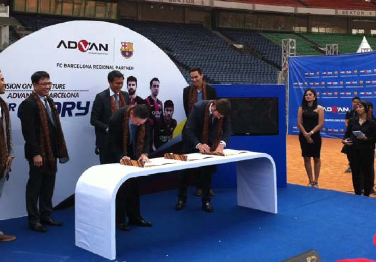 Advan Resmi Menjadi Sponsor Lokal Barcelona di Indonesia