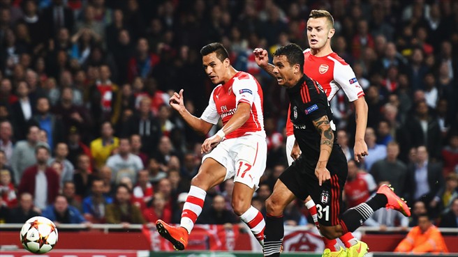 Kandaskan Besiktas Jadi Bukti Pertama Sanchez Bagi Arsenal <!--idunk--> Play-off Liga Champions