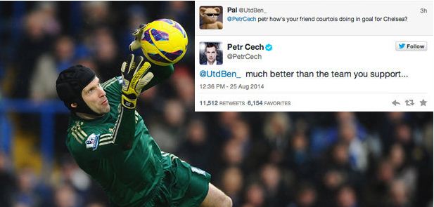 Cech Hina Pendukung MU