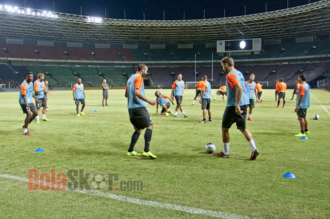 Juventus Uji Coba Lapangan dan Latihan Terbuka di SUGBK