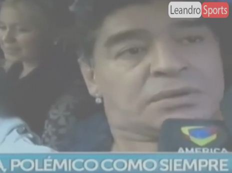 VIDEO: Istri Digoda, Maradona Tampar Wartawan