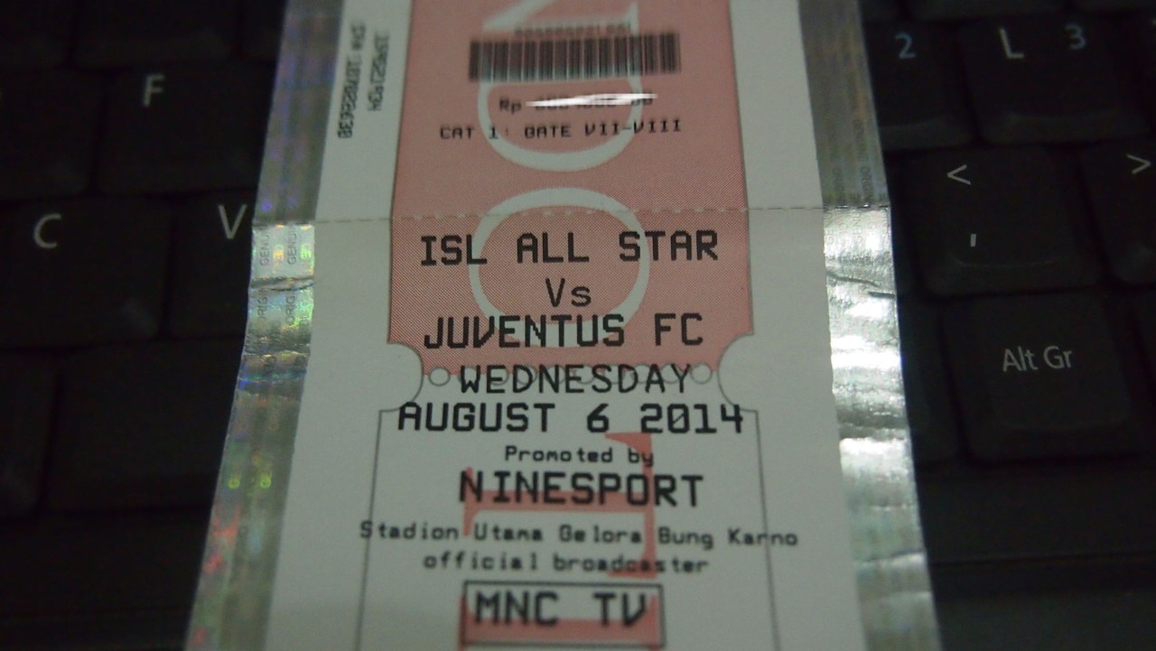 Tiket Juventus vs ISL All Stars Laris Manis