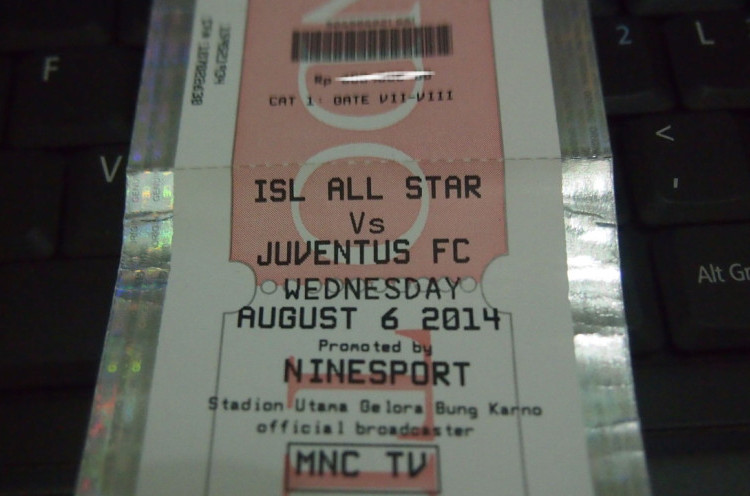 Tiket Juventus vs ISL All Stars Laris Manis