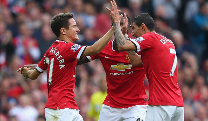 Di Maria dan Herrera Cetak Gol Debut, MU Libas QPR