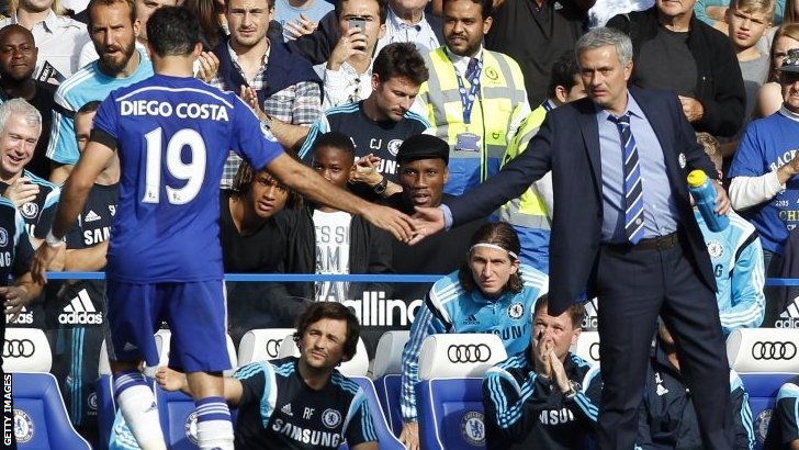Kicauan Indah Mourinho Bagi Costa