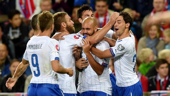 Simone Zaza Sementara Bawa Italia Ungguli Norwegia <!--idunk--> Babak I