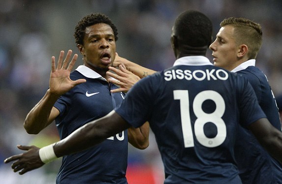 Gol Tunggal Loic Remy Bawa Prancis Kalahkan Spanyol <!--idunk--> Laga Persahabatan