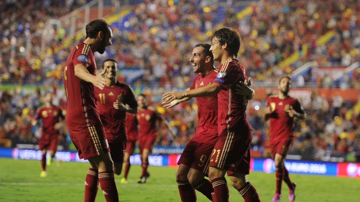 Dominasi Spanyol Sementara Ungguli Macedonia <!--idunk--> Babak I