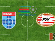 PEC Zwolle Jinakan PSV Eindhoven <!--idunk--> Liga Belanda 