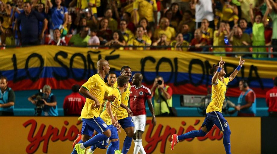 Gol Tunggal Neymar Antra Brasil Taklukkan Kolombia <!--idunk--> Uji Coba Internasional