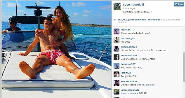 Foto-foto Liburan Hot Lamela & Kekasih Seksinya