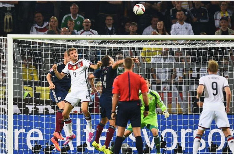 Taji Thomas Mueller Bawa Jerman Sikat Skotlandia <!--idunk--> Kualifikasi Piala Eropa 2016