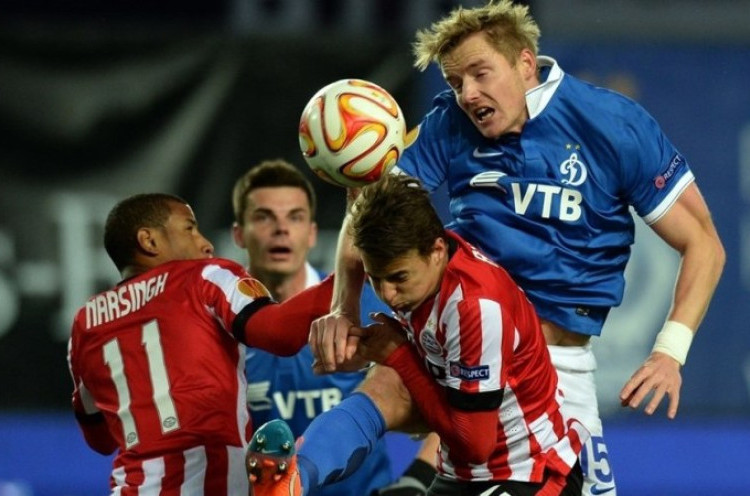 HIGHLIGHT: Dramatis, PSV Takluk Di Tangan Dinamo Moscow <!--idunk--> Liga Europa Grup E